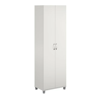 Systembuild Evolution Lory 24" Utility Storage Cabinet, White