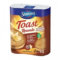 Shneider's Toast Rounds Whole Grain 300g, Toast Rounds Whole Grain