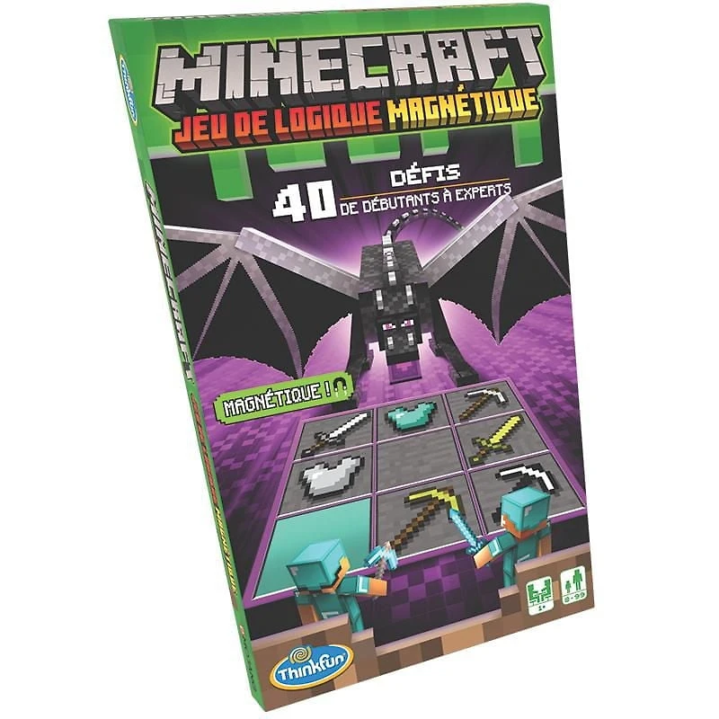 Ravensburger - Minecraft® Magnetic Travel Puzzle - French Version