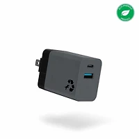 Wally Mini 20W Dual Port USB-C and USB-A PD Wall Charger