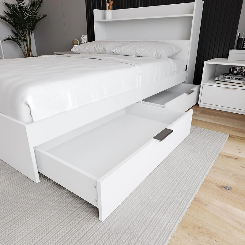 Nexera Hunter 2-Drawer Storage Bed