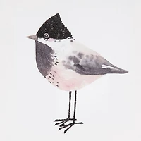 Toile embellie oiseau 15,2 cm L x 15,2 cm H