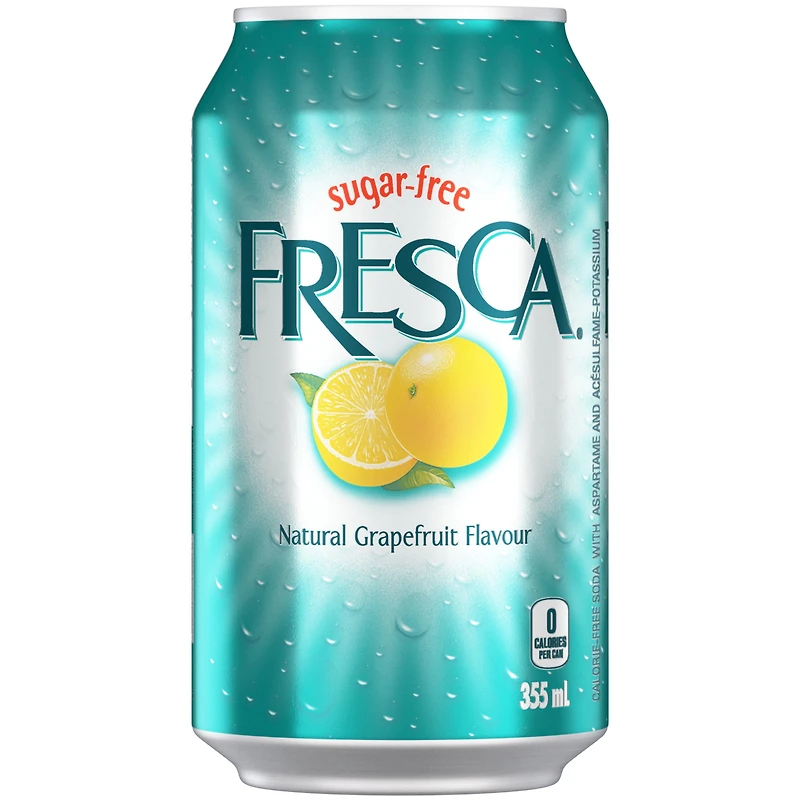 Fresca Fridge Pack Cannettes, 355 mL, 12 Pack 12 x 355 ml