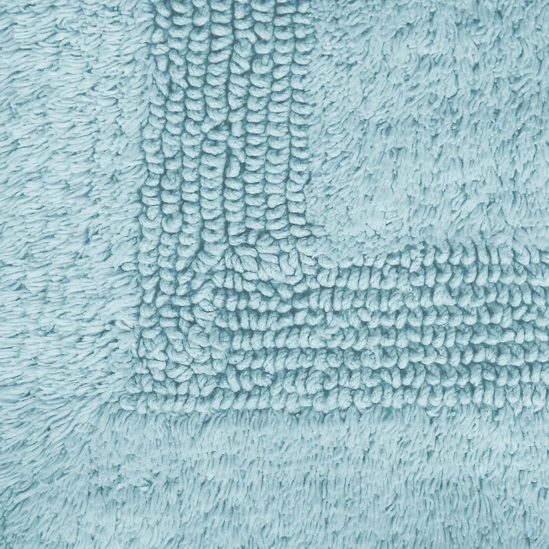 Fabstyles Basix Soft & Absorbent Reversible Cotton Bath Rug Set of 2