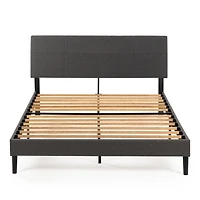 Cadre de lit plateforme rembourré Zinus Denna 38 pouces avec tête de lit