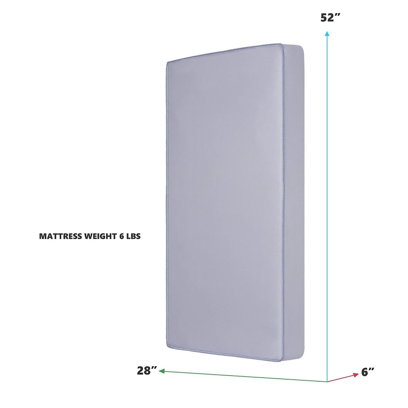Dream On Me Starbright Breathable Fiber Crib and Toddler Mattress