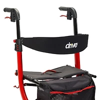 Déambulateur à roulettes Nitro de style européen pour confort et mobilité de Drive Medical