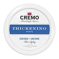 Cremo Thickening Hair Styling Pomade, High Hold, Low Shine, 113g