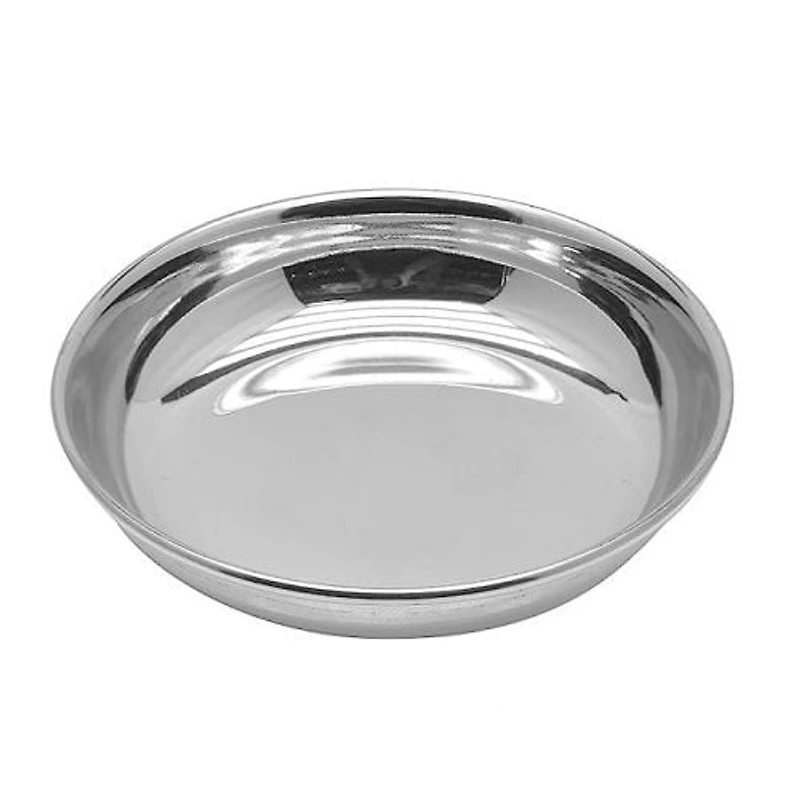 Verka Stainless Steel Halwa Plate, Durable, sleek stainless steel plate