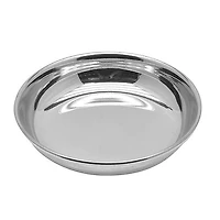 Verka Stainless Steel Halwa Plate, Durable, sleek stainless steel plate