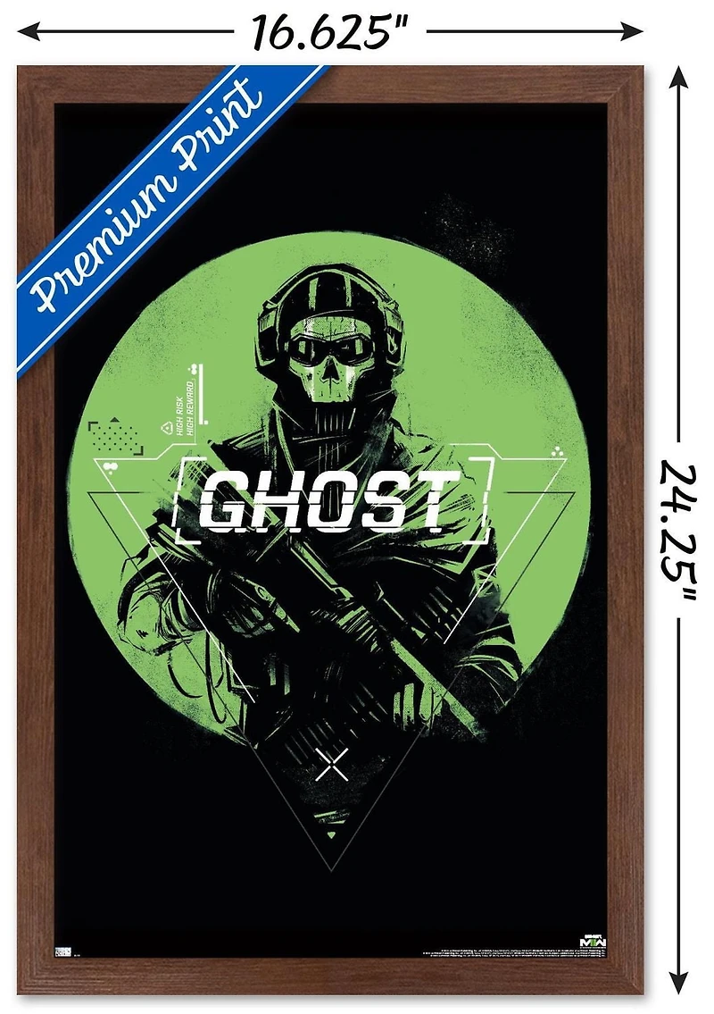Call of Duty: Modern Warfare 2 - Ghost Emblem Wall Poster