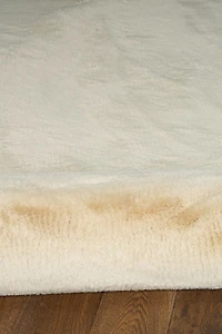 Tapis Maven Faux Lapin sable de 8 pi x 10 pi