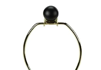 Monarch Specialties Lighting, Set Of 2, 24"h, Table Lamp, Usb Port Included, Black Metal, Ivory / Cream Shade, Contemporary