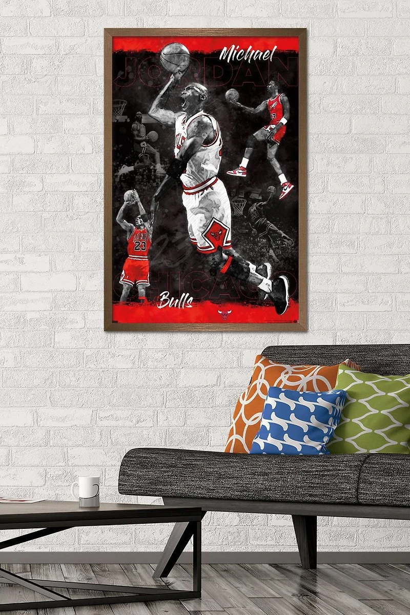 Michael Jordan - Sketch Wall Poster