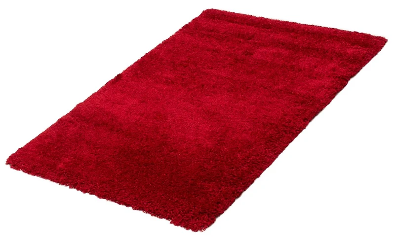 ECARPET Lotus Mod Red Shag 4'0" x 5'7"
