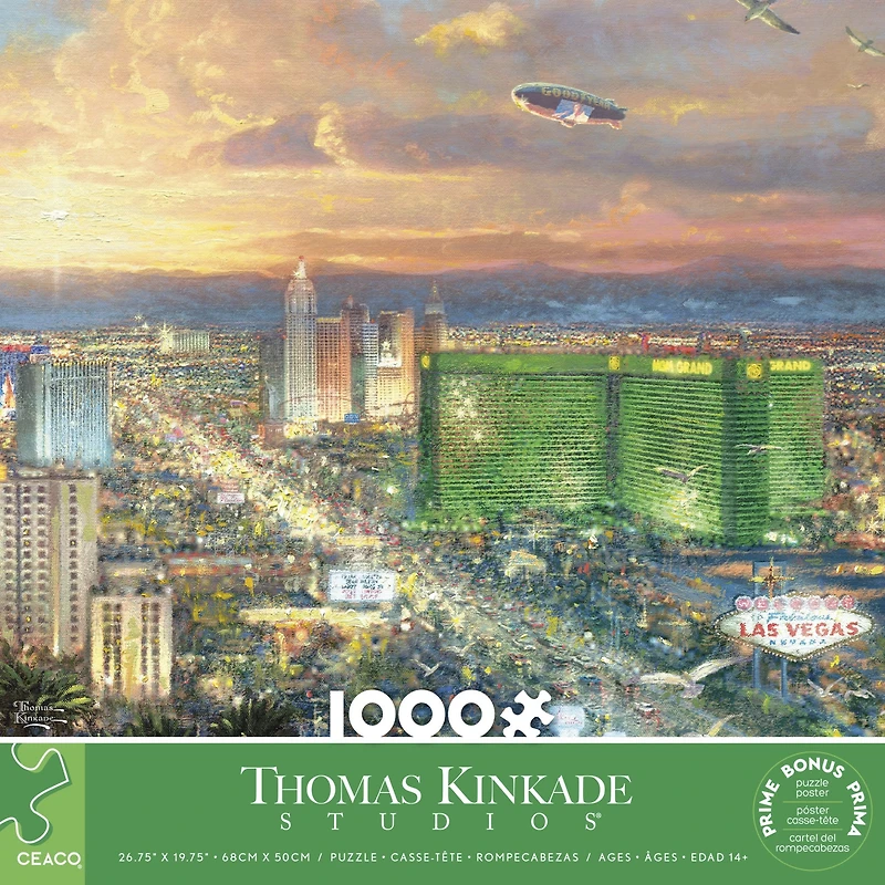 Viva Las Vegas, 1000PC, 1000 THOMAS KINKADE