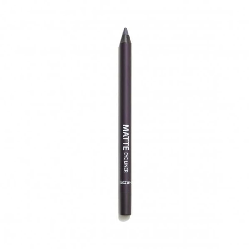 GOSH - Matte Eye Liner - 010 Violet Noir SANS PARFUM / VÉGÉTALIEN