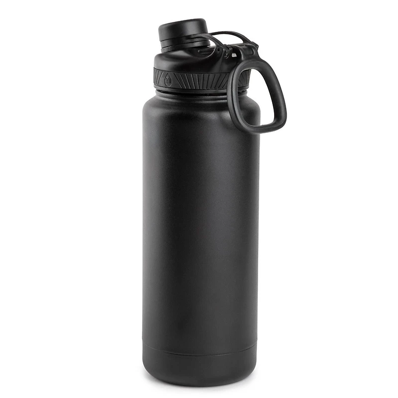 TAL Stainless Steel Ranger Water Bottle 40 fl oz, Black, Double wall stainless steel.<br><br>Condensation free.