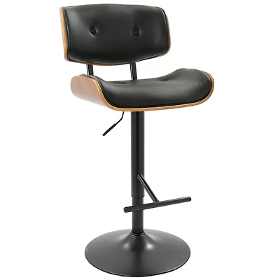 Tabouret de bar moderne milieu-du-siècle Lombardi, de LumiSource