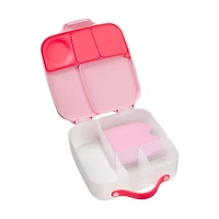 b.box - Boîte à déjeuner de style Bento à 5 compartiments pour enfants, tout-petits, enfants, récipient de stockage des aliments sans BPA avec sac isotherme, boîte alimentaire à emporter avec poignées