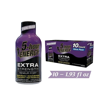 5 Hour Energy Extra Fort Raisins