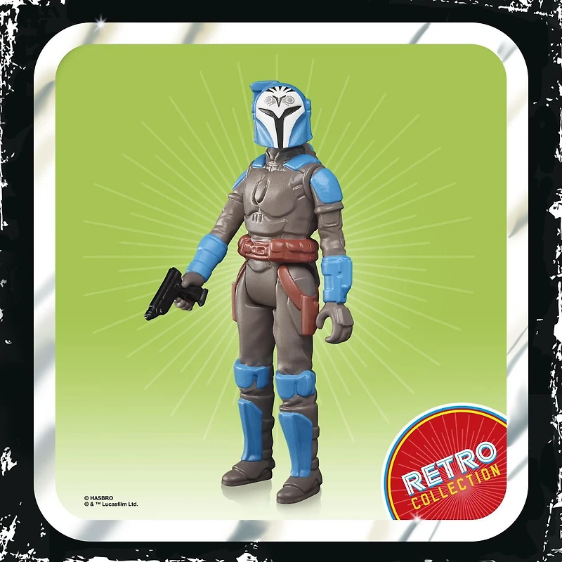Star Wars Retro Collection, Bo-Katan Kryze, figurine articulée de collection de 9,5 cm, Star Wars: The Mandalorian jouet pour enfants, dès 4 ans
