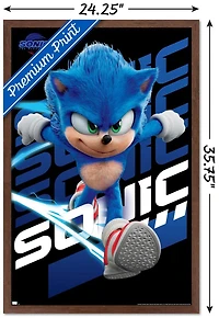 Sonic The Hedgehog 3 - Sonic Wall Poster