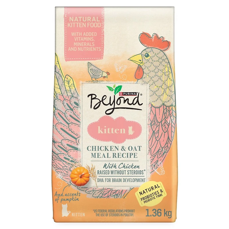 Beyond Recette de Poulet d'Avoine, Nourriture pour Chatons 1,36 kg 1,36 kg