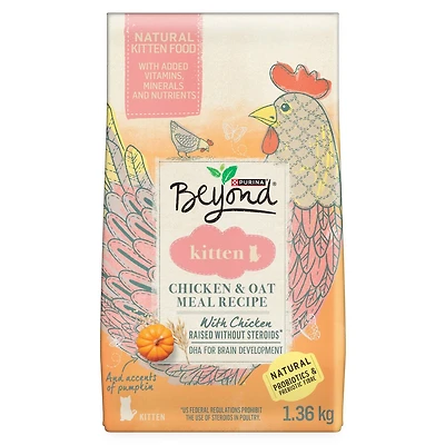 Beyond Recette de Poulet d'Avoine, Nourriture pour Chatons 1,36 kg 1,36 kg