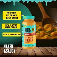 Poulet au beurre sans beurre Naked & Saucy, sans produits laitiers, sauce à ajouter à votre protéine, 350 g Sauce à ajouter à protéine