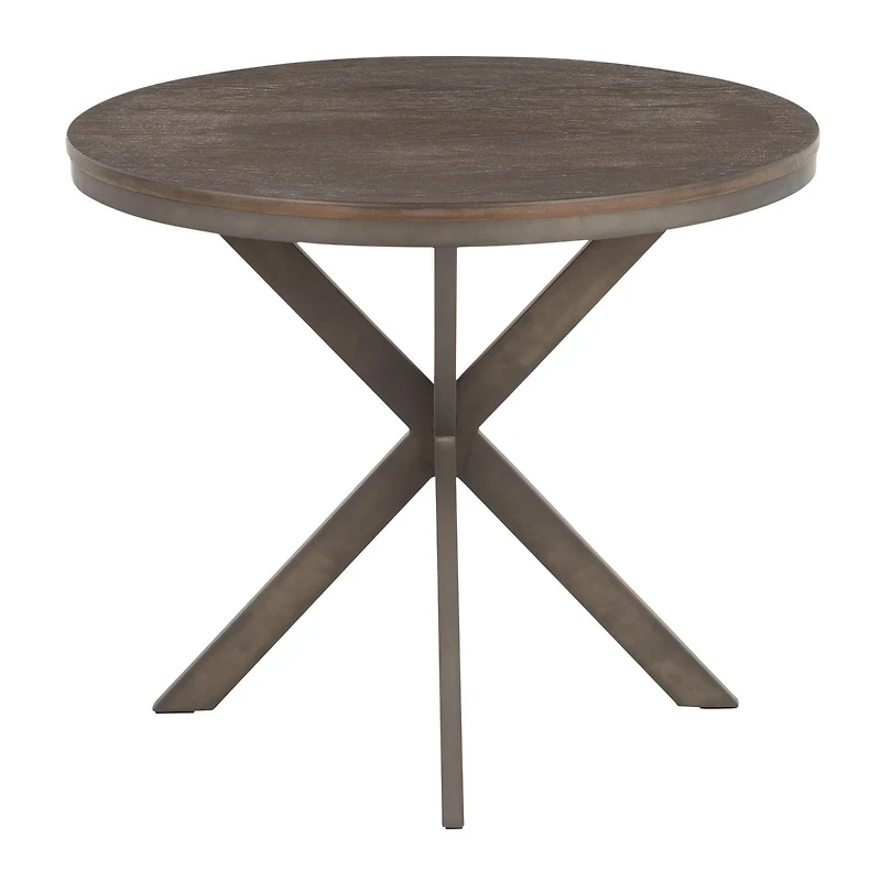 X Pedestal Table by LumiSource