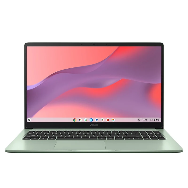 ASUS Chromebook CX15 Laptop, 15.6” 16:9 FHD (1920 x 1080) Anti-Glare Display, Intel® Celeron® N4500 Processor, 128GB Storage, 8GB RAM, ChromeOS, Misty Green Paint, CX1505CKA-DS01-CB