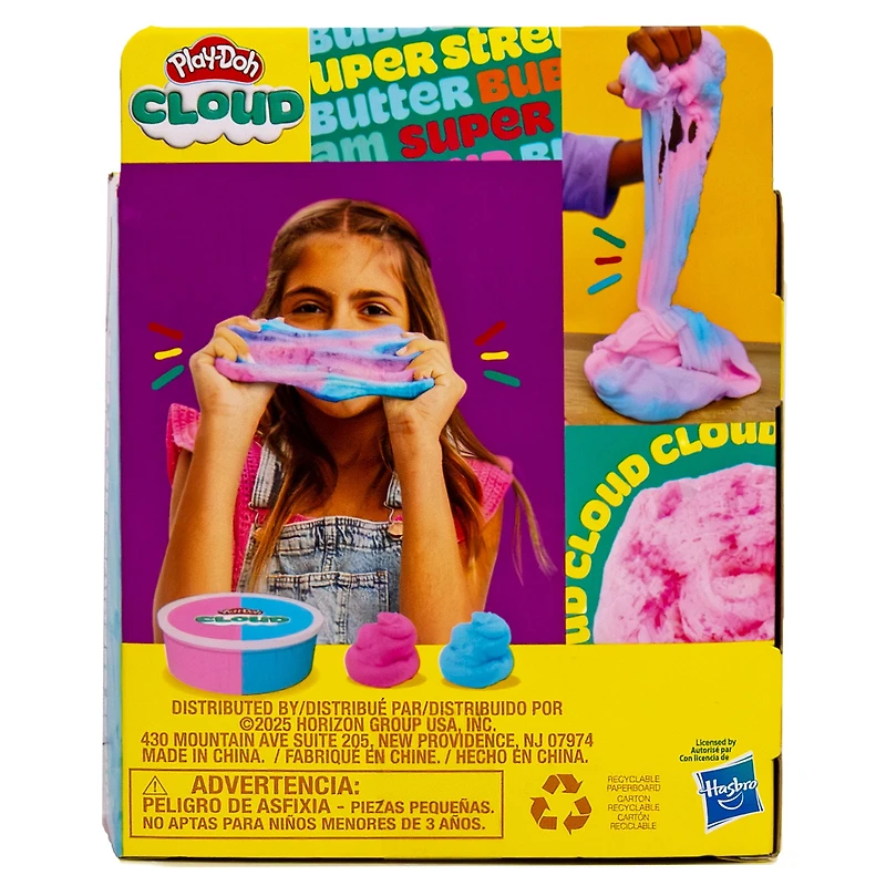 Play-Doh Cloud, Barbe à papa, paquet de 2