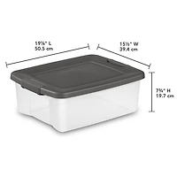 Sterilite Boîte Snap 24 litres