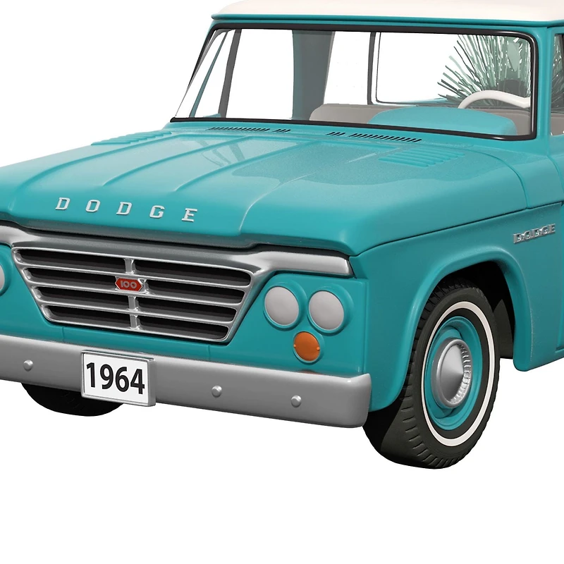 Décoration de Noël, Keepsake de Hallmark (Dodge D-100 1964, Camionnettes américaines, 2024, en métal)