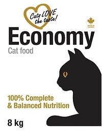 Economy Cat Complete and Balanced Nutrition for Adult Cats - Dry Kibble 8kg