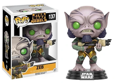 Figurine en vinyle Zeb de Star Wars Rebels par Funko POP!