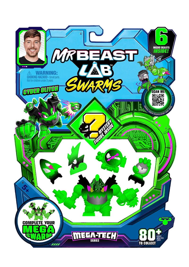 Pack de bugs cybernétiques Mr Beast Lab Swarms