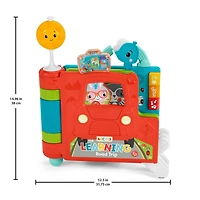 ​Fisher-Price Sit-to-Stand Giant Activity Book electronic learning toy and activity center - English Edition