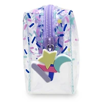 Pen+Gear Clear Fashion Pencil Pouch with Party Candy Sprinkles Print