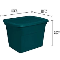 Sterilite Boîte 68L - Bleu
