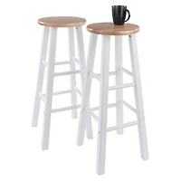 Winsome Element 29" Bar stool Natural/White