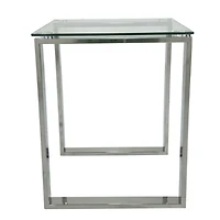 Gen Side Table in Silver