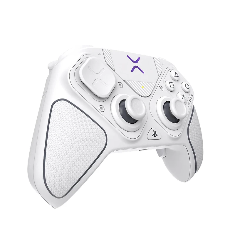 Turtle Beach Victrix Pro BFG Reloaded Wireless Modular Gaming Controller for PlayStation 5, PlayStation 4, PC; Fightpad Module, Hall-Effect Thumbsticks/Triggers, Remappable Buttons - White