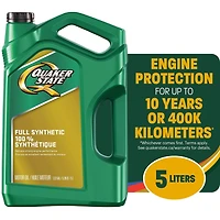 Quaker State Full Synthetic Motor Oil 0W20 jugs 3x5L