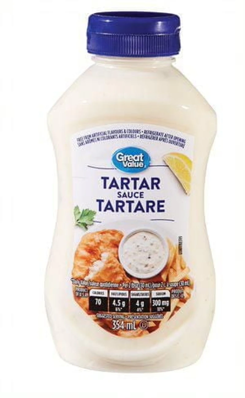 Great Value Tartar Sauce, 354 ml