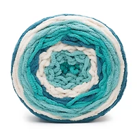 Bernat® Fil Cover Stripes™, Polyester #6 Super Volumineux, 10,5oz/300g, 220 Yards