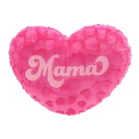 Mother's Day Mama Pink Heart Pillow