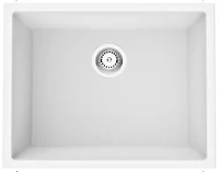 American Imaginations 30-in. W CSA Approved White Granite Composite Kitchen Sink With 1 Bowl AI