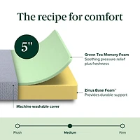 Spa Sensations by Zinus 5 inch Memory Foam Mattress